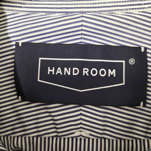 ハンドルーム HAND ROOM ワイドカラー ストライプ L/S シャツ メンズ JPN:S