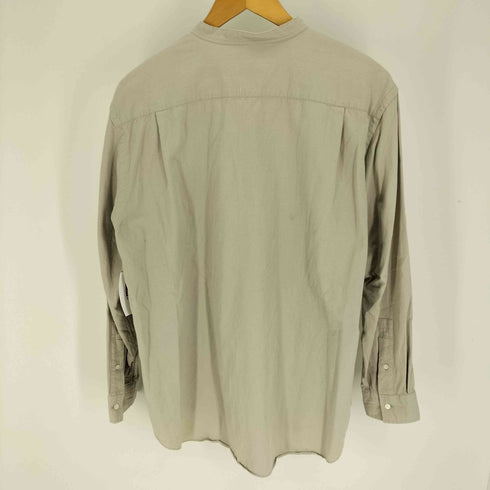 ジムフレックス GYMPHLEX 18AW QUALITY WOVEN FABRIC バンドカラー シャモアシャツ メンズ JPN:L