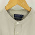 ジムフレックス GYMPHLEX 18AW QUALITY WOVEN FABRIC バンドカラー シャモアシャツ メンズ JPN:L