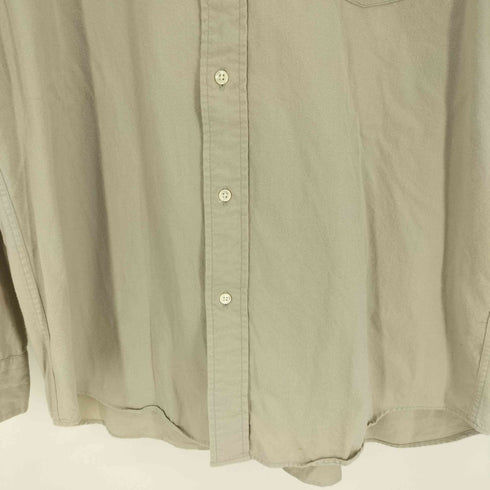 ジムフレックス GYMPHLEX 18AW QUALITY WOVEN FABRIC バンドカラー シャモアシャツ メンズ JPN:L