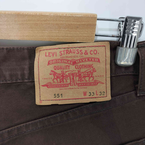 リーバイス Levis ユーロリーバイス 551 ストレートパンツ メンズ 33×32