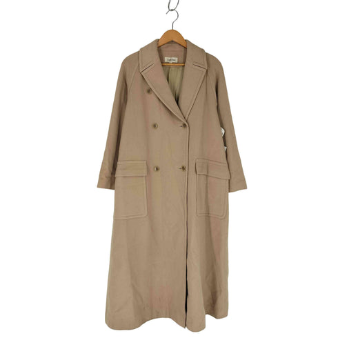 カルバンクライン CALVIN KLEIN ダブルボタン ウール スーパーロング チェスターコート レディース JPN:9号