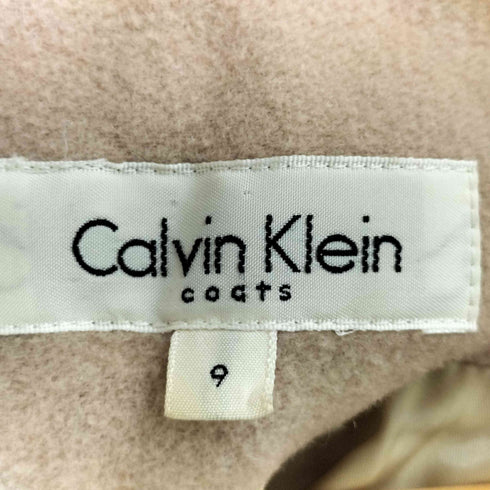 カルバンクライン CALVIN KLEIN ダブルボタン ウール スーパーロング チェスターコート レディース JPN:9号