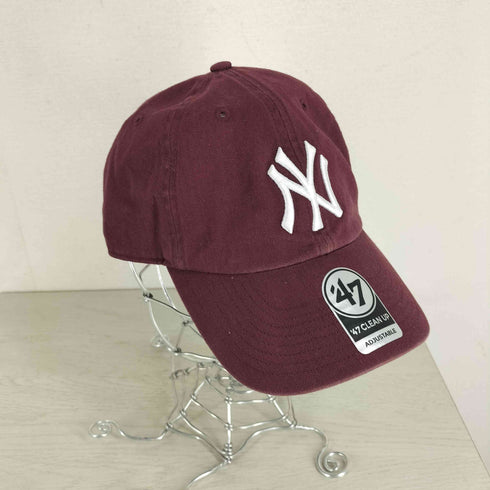 フォーティーセブン ’47 CLEAN UP チームロゴ刺繍 6ホールベースボールキャップ メンズ