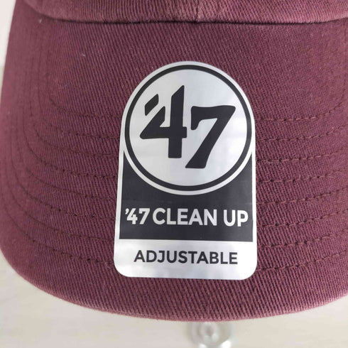 フォーティーセブン ’47 CLEAN UP チームロゴ刺繍 6ホールベースボールキャップ メンズ