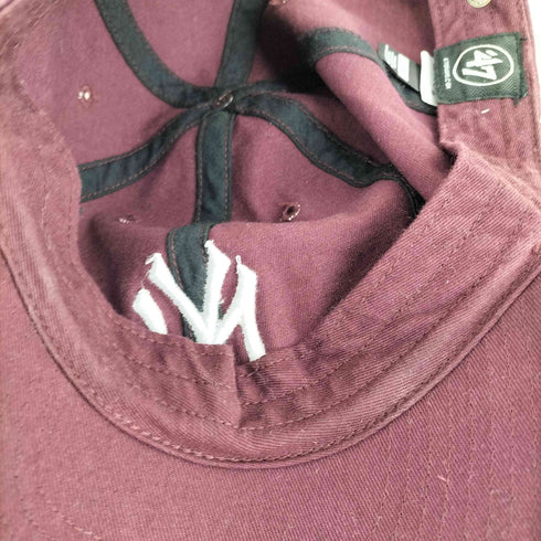 フォーティーセブン ’47 CLEAN UP チームロゴ刺繍 6ホールベースボールキャップ メンズ