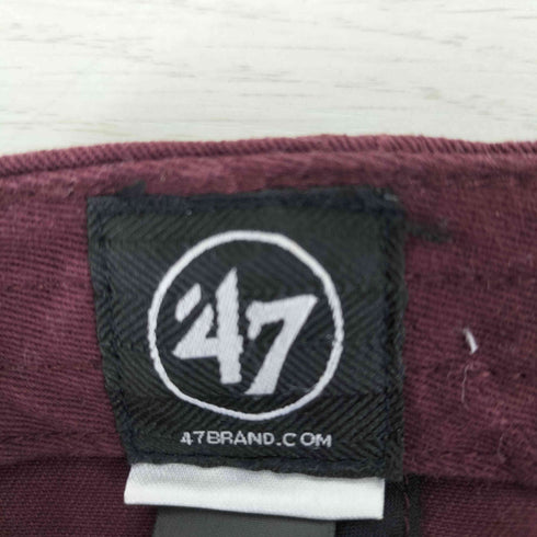 フォーティーセブン ’47 CLEAN UP チームロゴ刺繍 6ホールベースボールキャップ メンズ