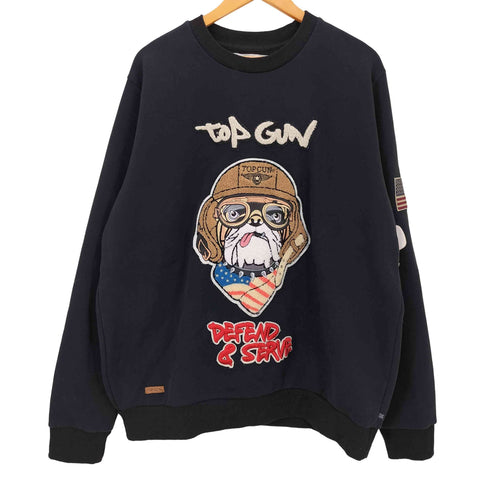 TOPGUN ビッグロゴデザインスウェット メンズ JPN:XXL