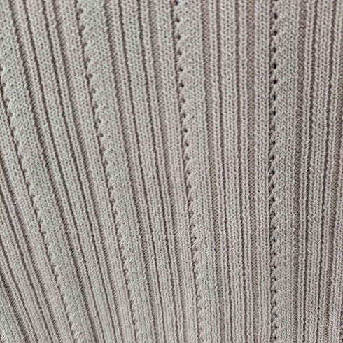 リエンダ rienda シアーストライプH/N Knit TOP レディース FREE