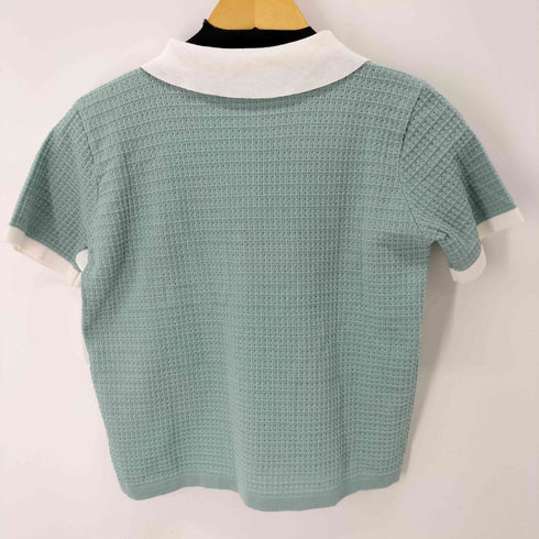 ティティアンドコー titty&Co ワッフル襟付きトップス レディース ONE SIZE