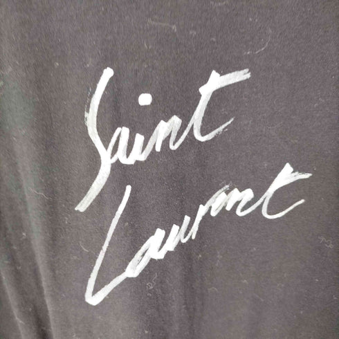 サンローランパリ SAINT LAURENT PARIS シグネチャーロゴプリントTシャツ メンズ import:S