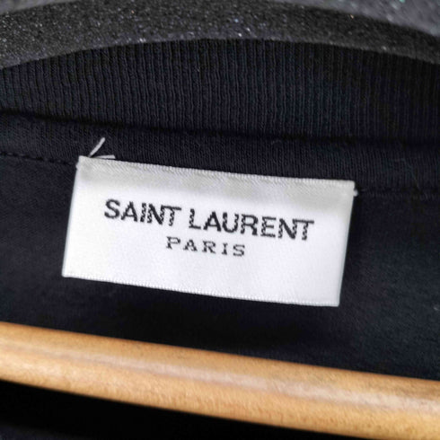 サンローランパリ SAINT LAURENT PARIS シグネチャーロゴプリントTシャツ メンズ import:S