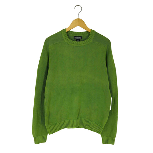 ランズエンド LANDS END 90s USA製 コットン クルーネックニット メンズ import:M