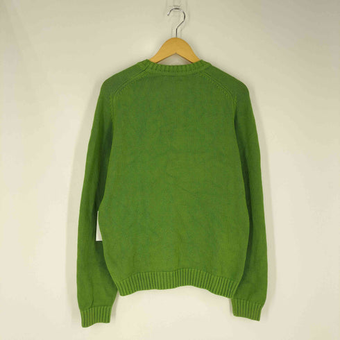 ランズエンド LANDS END 90s USA製 コットン クルーネックニット メンズ import:M