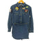 ザラ ZARA Trafaluc denimwearワッペンデザインデニムオールインワン レディース JPN:S