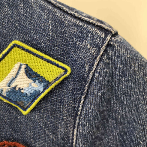 ザラ ZARA Trafaluc denimwearワッペンデザインデニムオールインワン レディース JPN:S