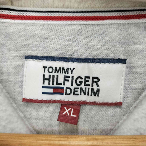 トミーヒルフィガーデニム TOMMY HILFIGER DENIM アシンメトリーデザインジップアップパーカー メンズ JPN:XL