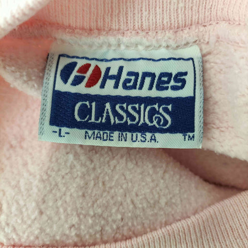 ヘインズ Hanes MADE IN USA クルーネックスウェット メンズ L