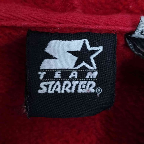 スターター STARTER フットボールチーム刺繍 プルオーバーパーカー レディース import:XL