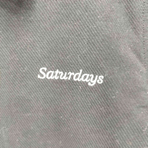 サタデーズニューヨークシティ Saturdays NYC ロゴ刺繍ダブルジップスイングトップ メンズ JPN:S
