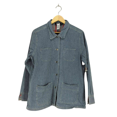 SAG HARBAR ヒッコリーカバーオール american レディース L