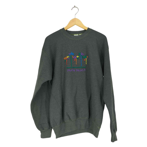 エムジェーソッフェカンパニーインク M.J.SOFFE COMPANY INC. MADE IN USA レインボープリントスウェット メンズ JPN:L