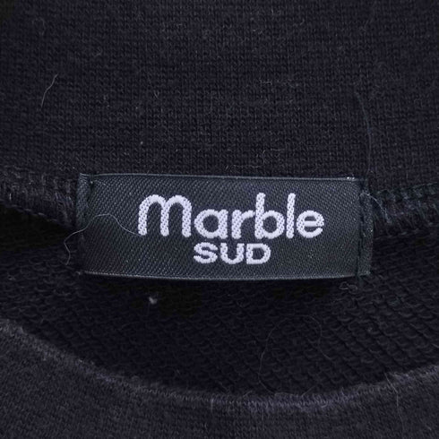マーブルシュッド Marble Sud 袖 リンゴ刺繍 トレーナー ワンピース レディース