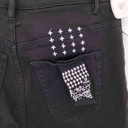 スビ KSUBI WOLFGANG PATCH ダメージスキニーデニムパンツ メンズ 31
