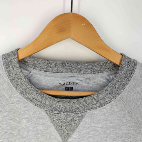 ユニクロジェイダブリューアンダーソン UNIQLO JW ANDERSON エンブレム刺繍 スウェット メンズ JPN:L