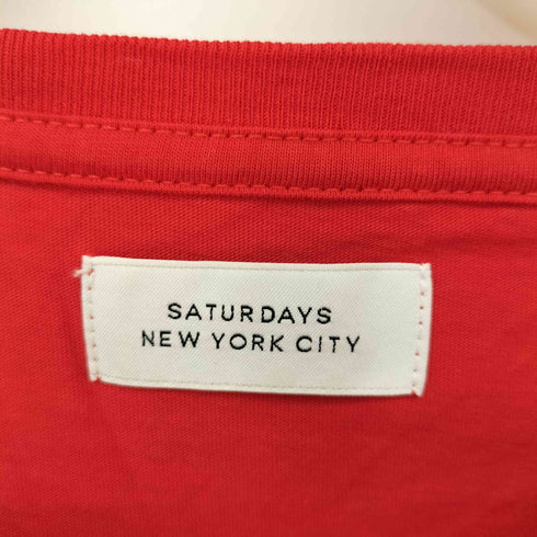 サタデーズニューヨークシティ Saturdays NYC ロゴ刺繍クルーネックTシャツ メンズ JPN:M