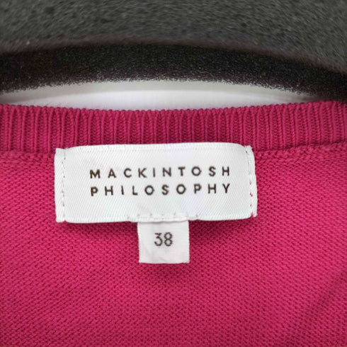 マッキントッシュフィロソフィー MACKINTOSH PHILOSOPHY Vネック コットンニット レディース EUR:38