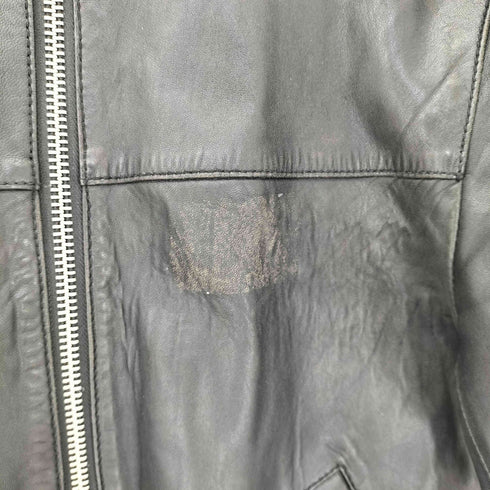 ザラ ZARA ジップアップ フェイクレザー ジャケット メンズ