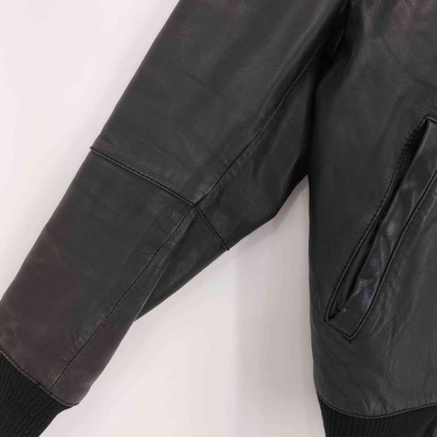 ザラ ZARA ジップアップ フェイクレザー ジャケット メンズ