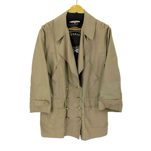 ソニアリキエル SONIA RYKIEL 金ボタン ハーフナイロンジャケット レディース import:M