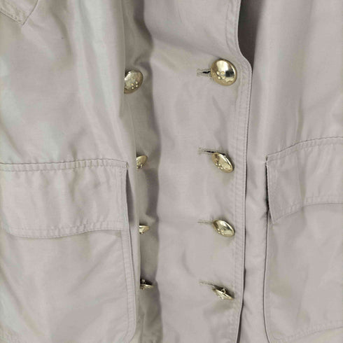 ソニアリキエル SONIA RYKIEL 金ボタン ハーフナイロンジャケット レディース import:M