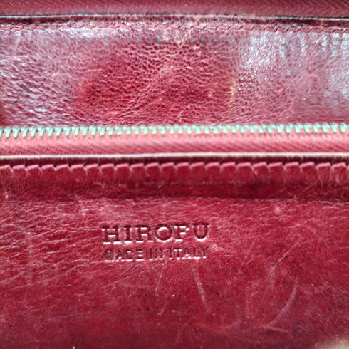 ヒロフ HIROFU Hロゴ ラウンドジップウォレット レディース