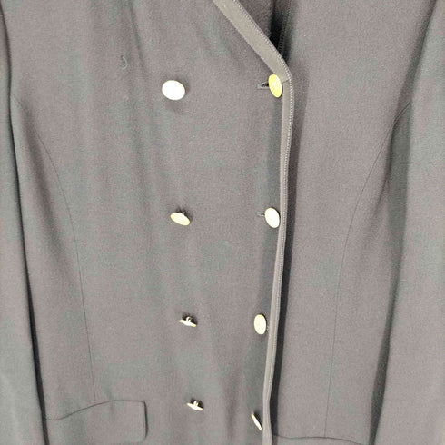 ソニアリキエル SONIA RYKIEL ノーカラージャケット コート ダブル 金ボタン レディース 40
