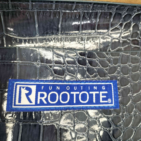 ルートート ROOTOTE フェイクレザー 型押しクロコトートバッグ レディース
