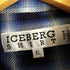 アイスバーグ ICEBERG イタリア製 オンブレチェック ポケット ボタンダウン シャツ メンズ import:XL