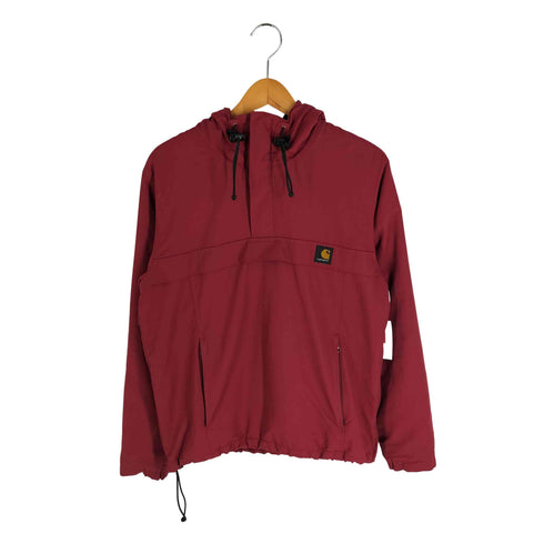 カーハート Carhartt 00s ベトナム製 NIMBUS PULLOVER 裏地フリース ナイロンアノラックパーカー メンズ import:M