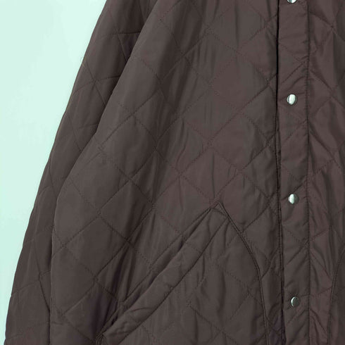 ステューシー Stussy USA製 襟コーデュロイ ナイロン キルティングジャケット メンズ import:L