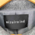 ミズイロインド mizuiro ind ウール 無地 ステンカラー フレア コート レディース