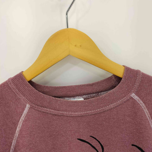 ヘインズ Hanes 90S キャラクタープリント ラグランスウェット メンズ JPN:XL