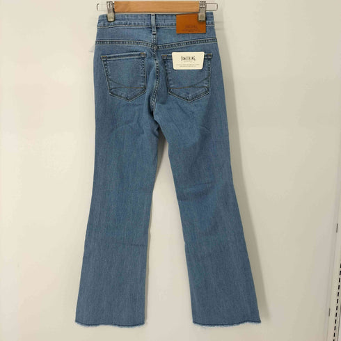 サムシング SOMETHING LISA FLARE MID RISE STRETCH フレアデニムパンツ レディース 25