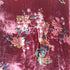 chico's design 90S 花柄 レーヨン混 シルク ベロア ガウン レディース S/M