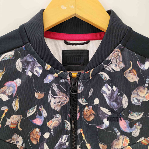 プーマ PUMA 総柄トラックジャケット レディース xs