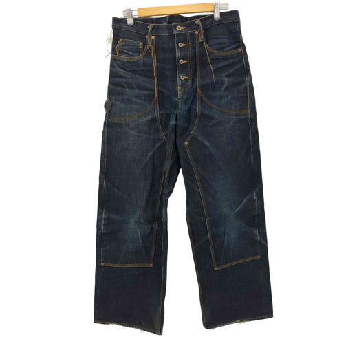 シュガーヒル SUGARHILL 21AW LOOSE THREAD DOUBLE KNEE DENIM PANTS メンズ 34