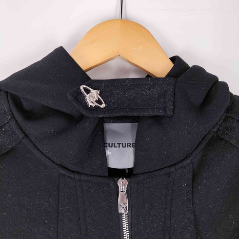 ARGUE CULTURE Zipper Short Hoodie & Wide-leg Sweatpants Setup ジッパー ショートフーディー & ワイドレグ スウェットパンツ セットアップ メンズ XL