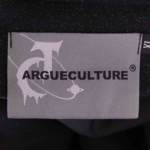 ARGUE CULTURE Zipper Short Hoodie & Wide-leg Sweatpants Setup ジッパー ショートフーディー & ワイドレグ スウェットパンツ セットアップ メンズ XL