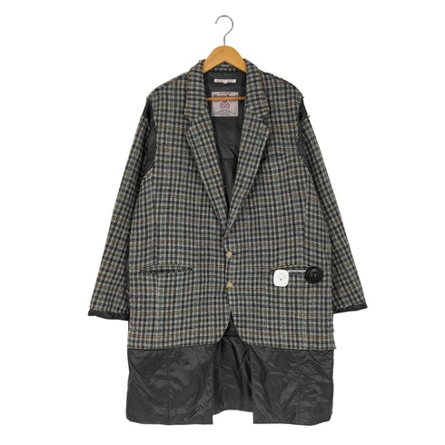リビルドバイニードルズ rebuild by needles Covered Coat 再構築 リメイクツイードチェスターコート メンズ JPN:M